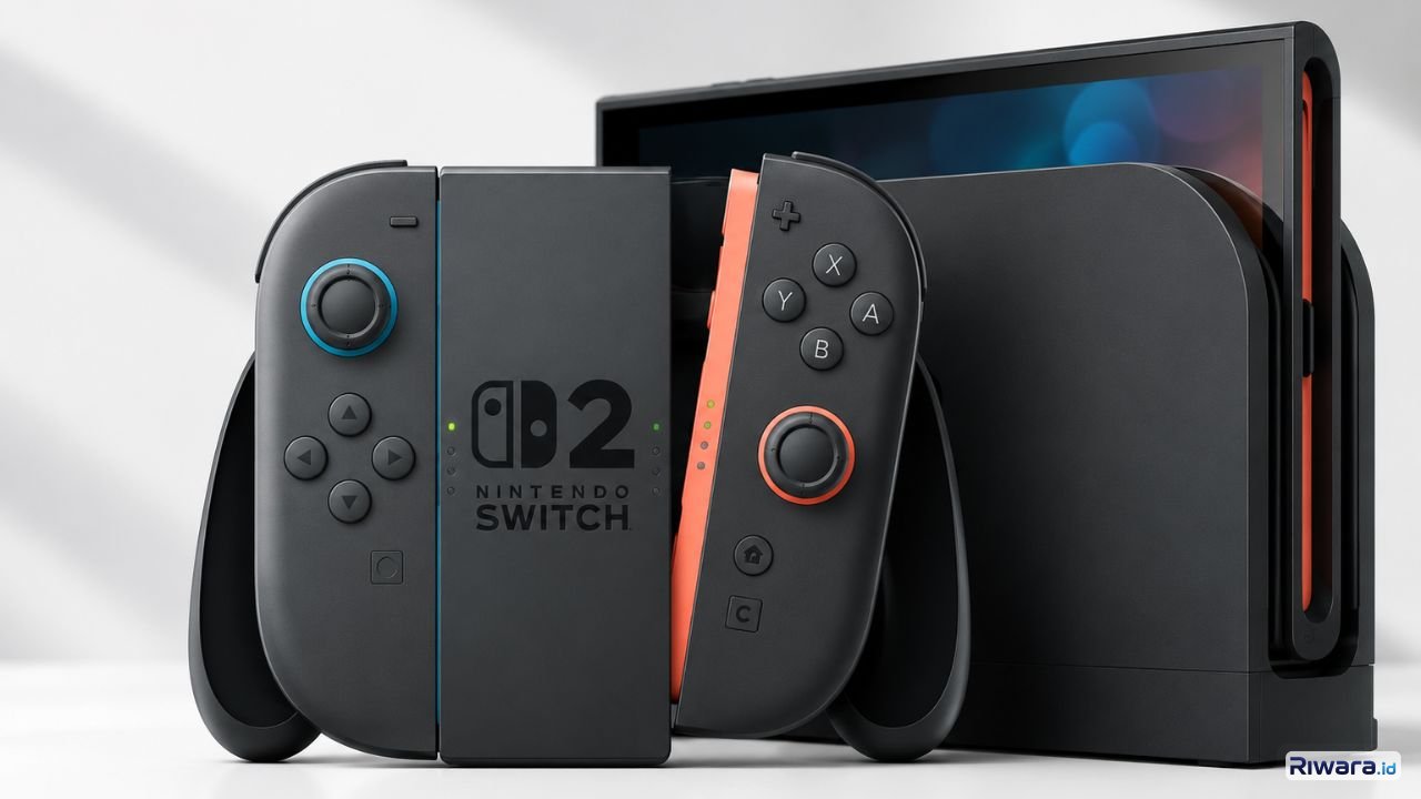 Ilustrasi konsol Nintendo Switch 2 yang mengalami kenaikan harga global akibat lonjakan biaya produksi krisis chip dan tekanan industri teknologi dunia
